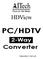 PC/HDTV 2-Way Converter