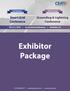 Exhibitor Package. Smart Grid Conference. Grounding & Lightning Conference. 10th Annual. 3rd Annual. Oct 2-3, 2018 Co-located Conferences Anaheim, CA