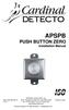 APSPB PUSH BUTTON ZERO Installation Manual