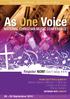 As One Voice. Register NOW! Don t delay NATIONAL CHRISTIAN MUSIC CONFERENCE. The song continues...the vision evolves...