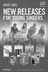 New Releases. for young singers. alfred.com Alfred Music Publishing Co., Inc.. All prices are US$ and are subject to change without notice.
