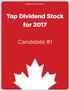Dividend Investor Canada s Top Dividend Stock for 2017
