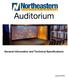Auditorium. General Information and Technical Specifications