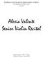 Alexia Valente Senior Violin Recital