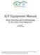 A/V Equipment Manual