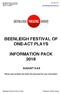 BEENLEIGH FESTIVAL OF ONE-ACT PLAYS