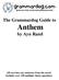 The Grammardog Guide to Anthem. by Ayn Rand. All exercises use sentences from the novel. Includes over 250 multiple choice questions.