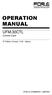 OPERATION MANUAL. UFM-30CTL Control Card. 5 th Edition (Version higher)