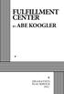 FULFILLMENT CENTER BY ABE KOOGLER