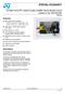 STEVAL-CCA043V1. 25 Watt mono BTL class-d audio amplifier demonstration board based on the TDA7491MV. Features. Description