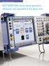 GENERAL PURPOSE Signal generators. R&S SMBV100A vector signal generator allrounder and specialist at the same time