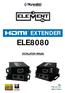 EXTENDER ELE8080. INSTALLATION Manual. Made in Taiwan