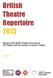 British Theatre Repertoire Report by the British Theatre Consortium, UK Theatre, and the Society of London Theatre