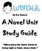 A Novel Unit Study Guide