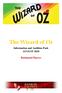 The Wizard of Oz. Information and Audition Pack AUGUST Richmond Players
