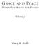 Grace and Peace. Volume 3. Nancy M. Raabe. Hymn Portraits for Piano