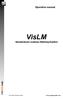Operation manual. VisLM. Standardised Loudness Metering Solution NUGEN Audio