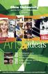 Arts& and the Division of Student Affairs present. Performing Arts Series. Kennedy Lecture Series College of Fine Arts Arts for Ohio & Special Events
