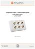 Component Video + Analog/Digital Audio Wall Plate (6-RCA) AT80COMP7
