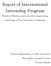 Report of International Internship Program