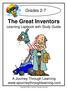 The Great Inventors Learning Lapbook with Study Guide