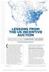 LESSONS FROM THE US INCENTIVE AUCTION
