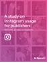 A study on Instagram usage for publishers posts, 90 days, 15 magazines