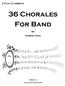 36 Chorales For Band