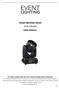 WASH MOVING HEAD M7W15RGBW USER MANUAL. For safety, please read this user manual carefully before initial use.