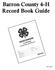 Barron County 4-H Record Book Guide