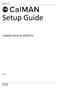 Setup Guide. CalMAN Client for SCRATCH. Rev. 1.1