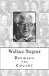 Wallace Stegner. Between. the. Covers