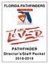 FLORIDA PATHFINDERS PATHFINDER Director s/staff Packet
