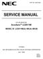 SERVICE MANUAL. AccuSync TM LCD51VM MODEL ID LCD51VM(A)/-BK(A)/-BK(B) COLOR MONITOR. 1st Edition