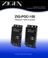 ZIG-POC-100. HDBaseT HDMI Extender