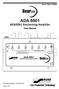 ADA-9501 AES/EBU Reclocking Amplifier