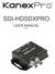 SDI-HDSDXPRO. USER MANUAL Version 1.1