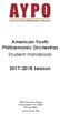 American Youth Philharmonic Orchestras Student Handbook