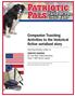 Patriotic Pals. Companion Teaching Activities to the historical fiction serialized story. Tails of the Civil War
