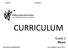 CURRICULUM. Grade 3 Music TEACHER WORKBOOK