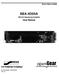 Ross Video Limited SEA-8203A. MD-SDI Equalizing Amplifier. User Manual. Ross Part Number: 8203ADR-004 Issue: 01