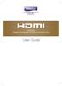 HDMIE70V2 HDBase-T 70m Extender 4K HDCP 2.2, IR control & POE. User Guide