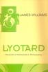 LYOTARD. Towards a Postmodern Philosophy. James Williams