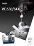 VC 630/5AX. Simultaneous 5-axis Vertical Machining Center. VC 630/5AX with APC. ver. EN SU