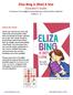 Eliza Bing Is (Not) A Star Educator s Guide A Common Core Aligned Comprehension and Activities Guide for Grades 2 6