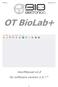 OT BioLab+ UserManual v1.0 for software version 1.0.*.*