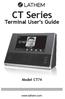 CT Series. Terminal User s Guide. Model CT74