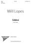 Celebrai Will Lopes pdf download $1.00 GP-L003 SATB a cappella. Will Lopes. Celebrai. for SATB a cappella.