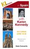 in Spain with Karen Kennedy 2013 SPAIN JUNE Barcelona & Madrid Gala Concerts