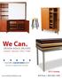 We Can. DESIGN. BUILD. DELIVER Catalog wibenchmfg.com. Industrial Education Office Health
